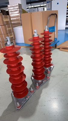 36kv Polymer Silicon Rubber Zinc Oxide Lightning Arrester With Indoor High Voltage Switchgear