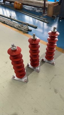36kv Polymer Silicon Rubber Zinc Oxide Lightning Arrester With Indoor High Voltage Switchgear
