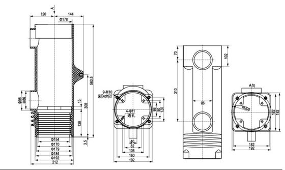 11kV Epoxy Resin Insulator with 3150A Vaccum Circuit Breaker